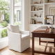 Hank Modern Upholstered Dining Chairs with Arms