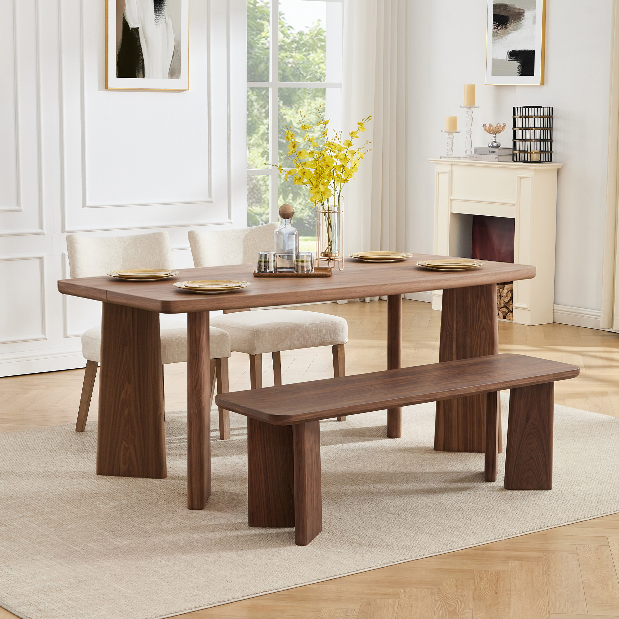 Rectangle Dining Table Set