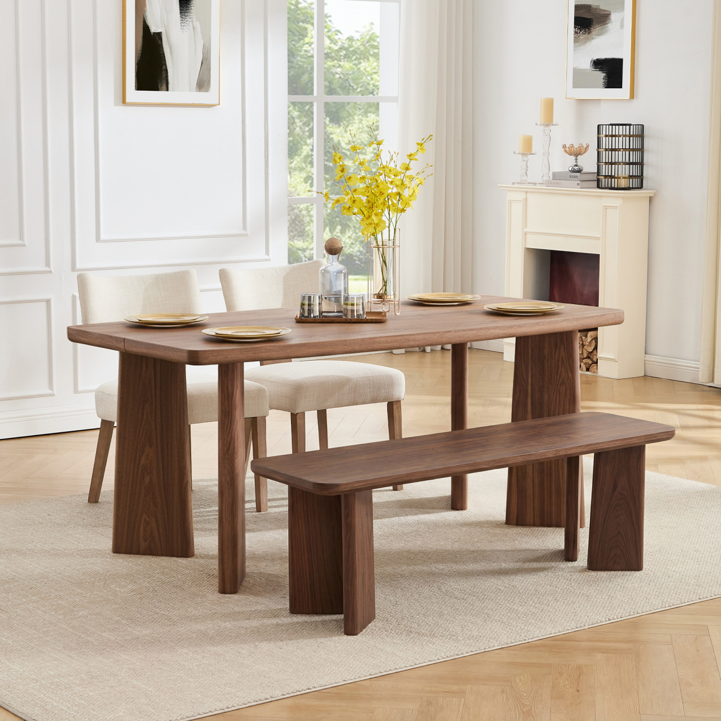 Rectangle Dining Table Set