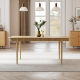 James 63'' Rectangular Dining Table Set for 4-6