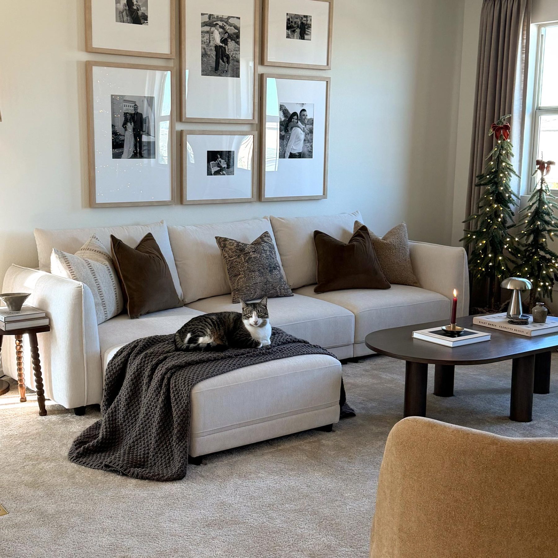 Leen Sectional Sofa - Modern White Sofa