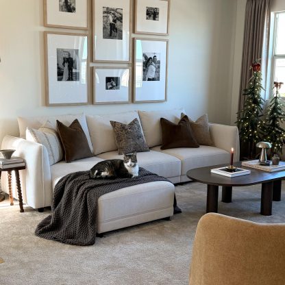 Leen Sectional Sofa - Modern White Sofa