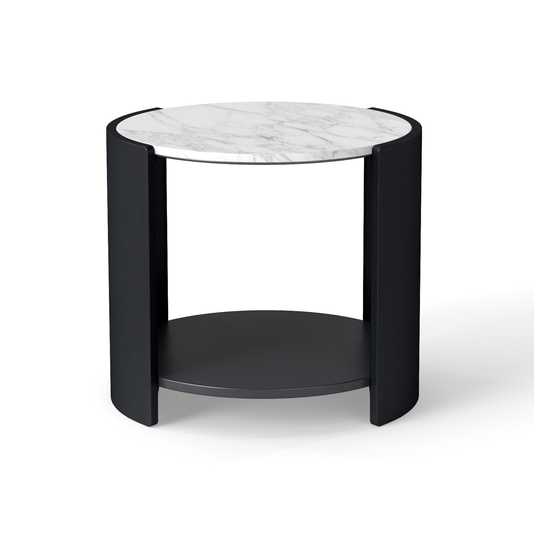 Gia Cultured Marble Side Table
