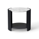 Gia Cultured Marble Side Table