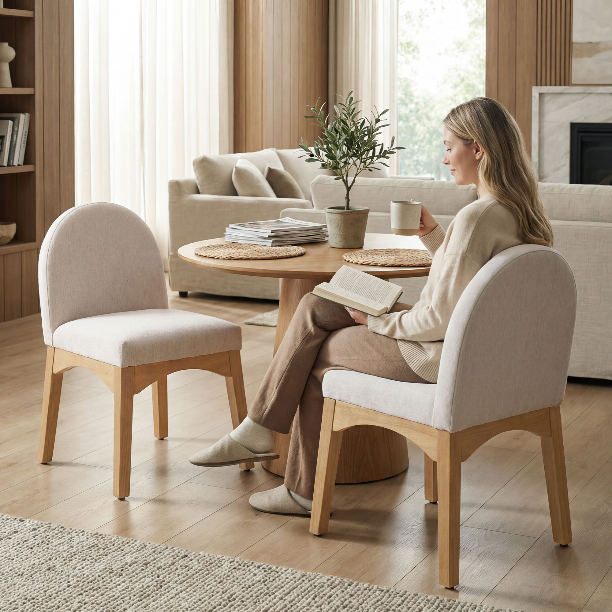 Nora Arched Dining Chairs (Set of 2) 