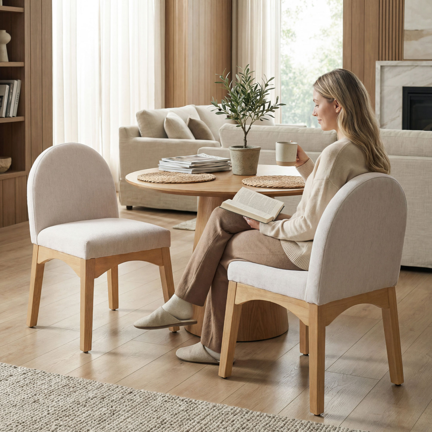 Nora Arched Dining Chairs (Set of 2) 