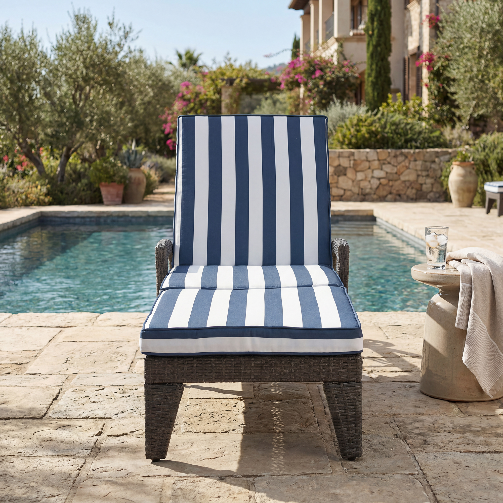 Brich Outdoor Chaise Lounge (Set of 2)