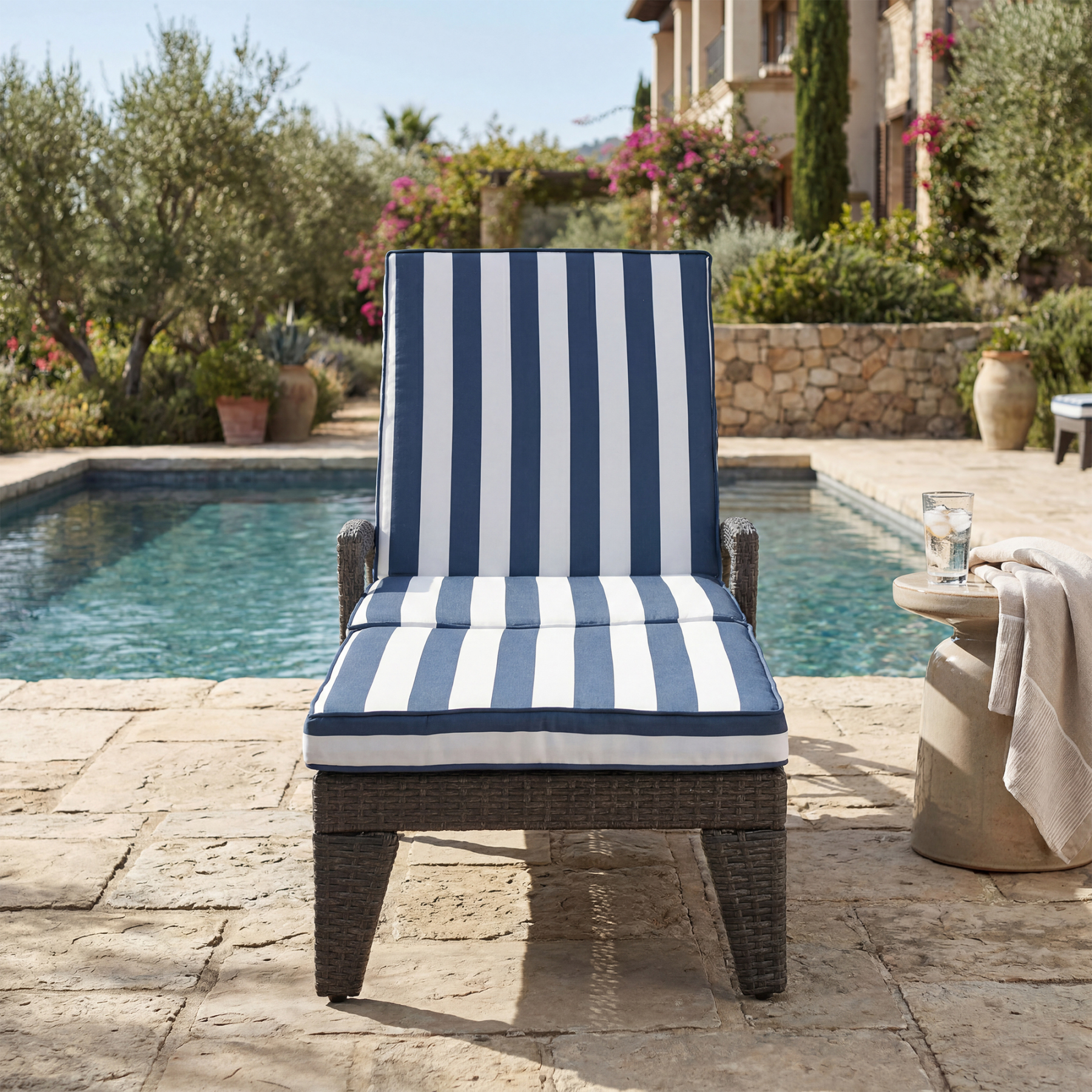 Brich Outdoor Chaise Lounge (Set of 2)