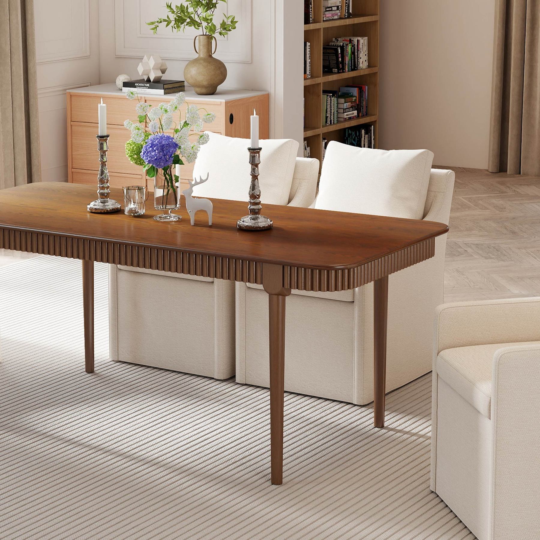 James 63'' Rectangular Dining Table Set