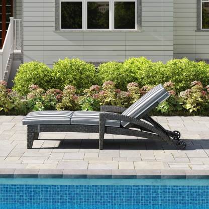 Brich Outdoor Chaise Lounge (Set of 2)