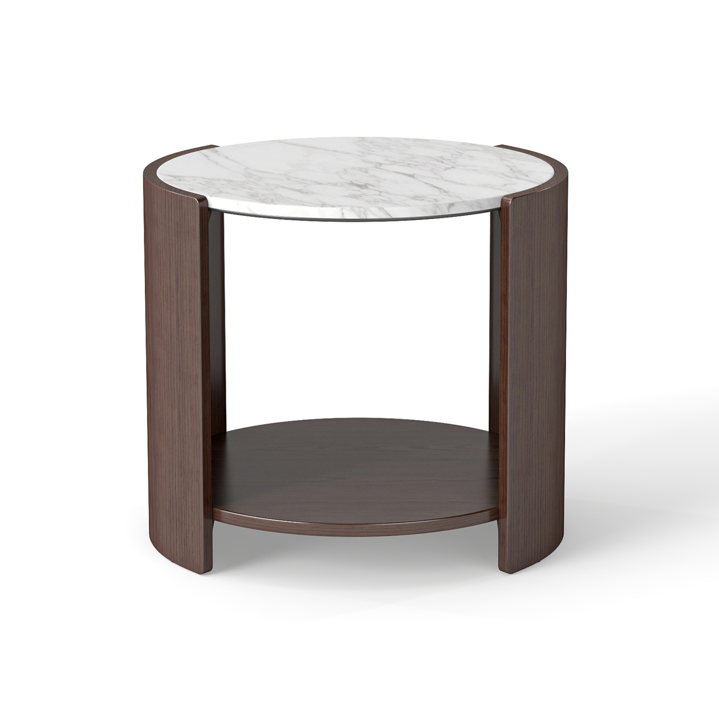 Gia Cultured Marble Side Table
