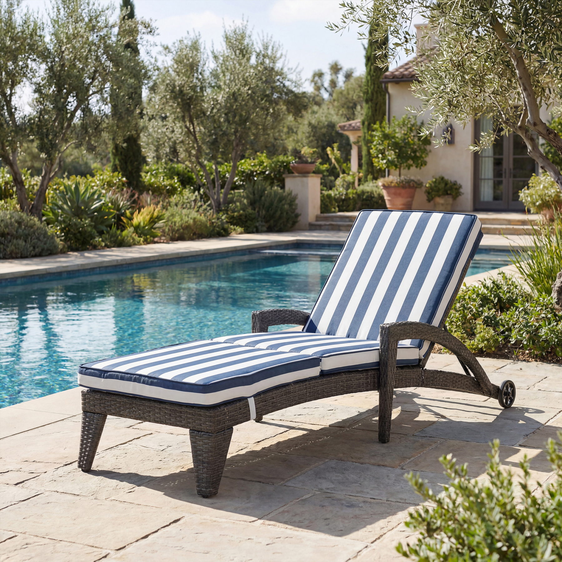 Brich Outdoor Chaise Lounge (Set of 2)