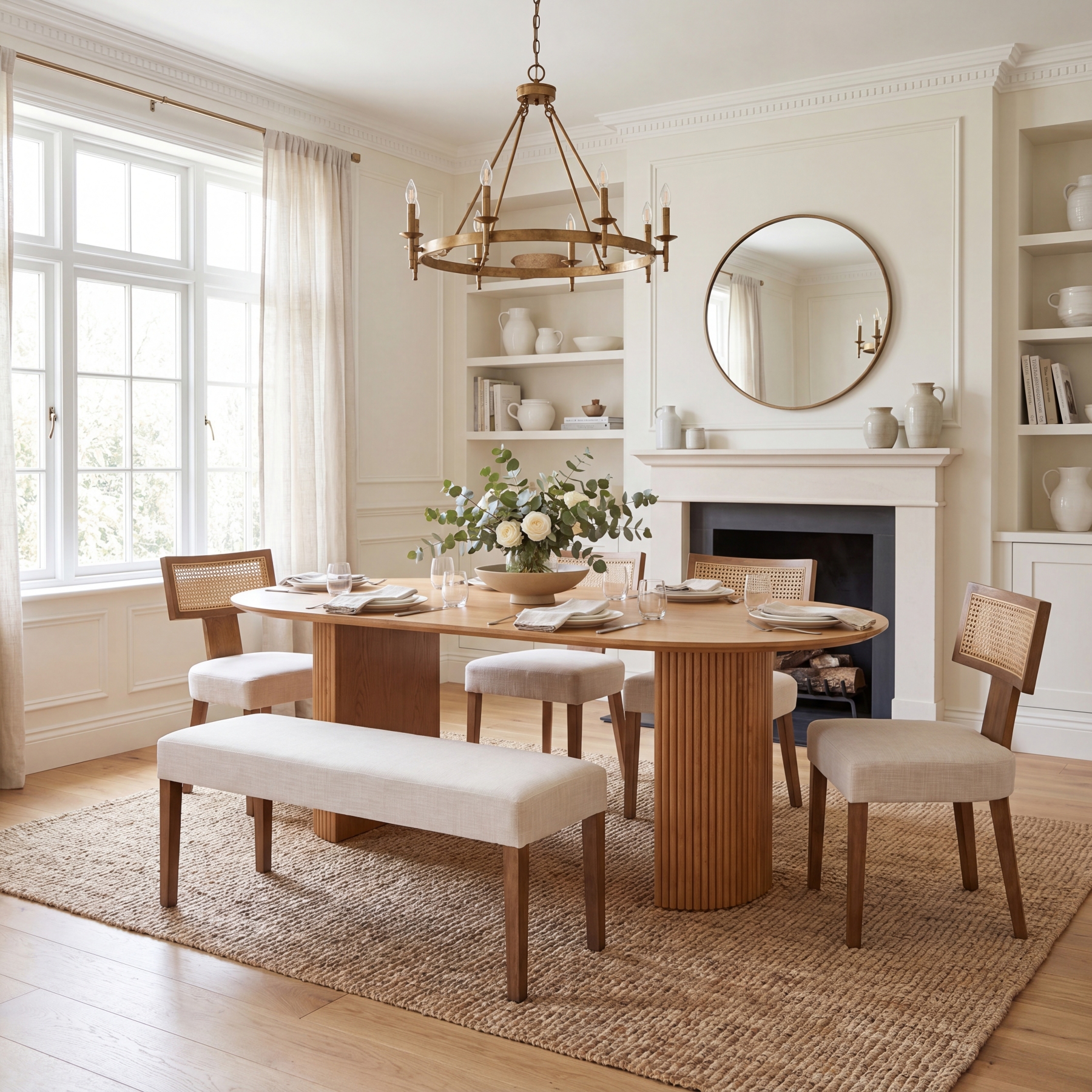 [Copy]Payson Dining Table With Chairs Set