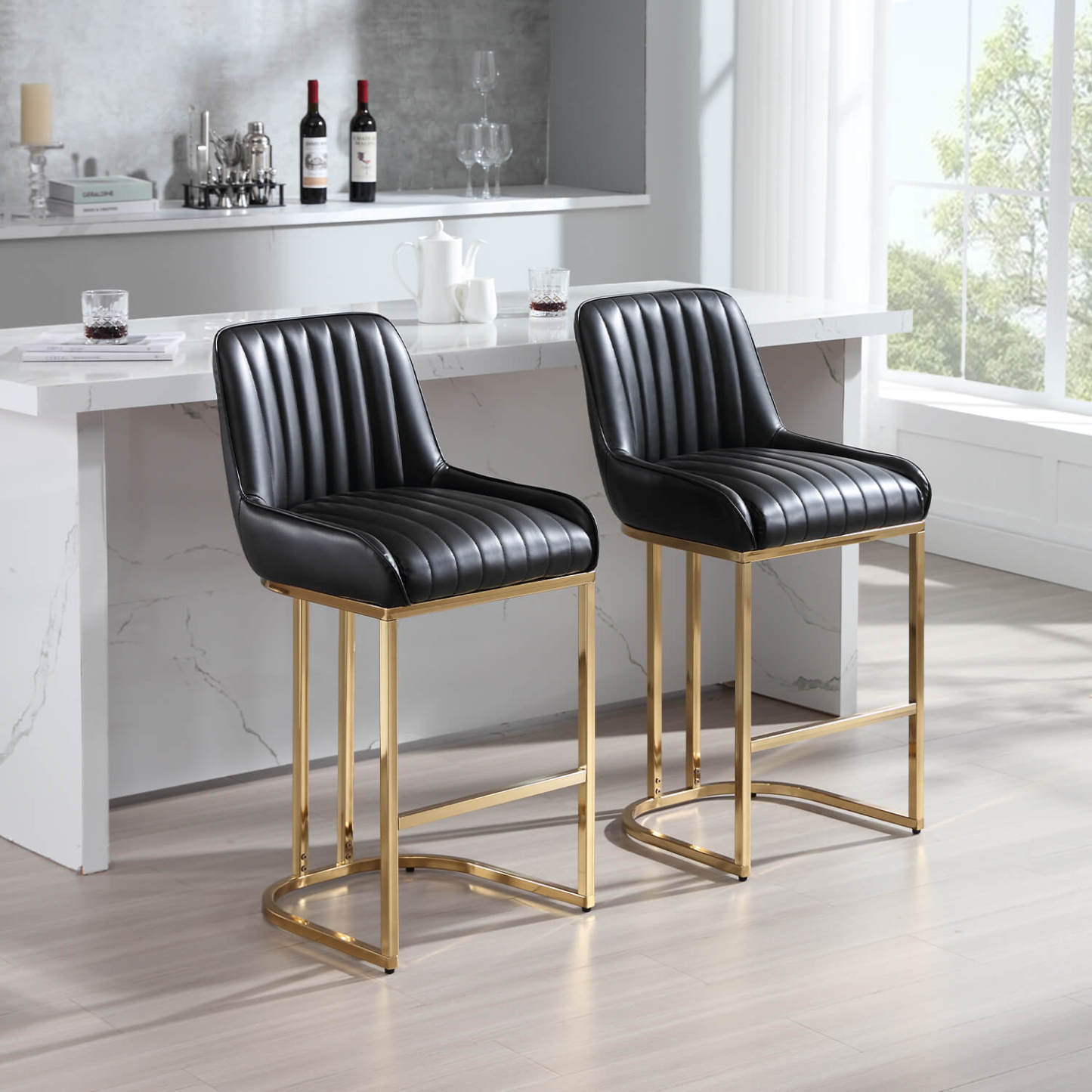 Spencer Counter & Bar Stools (Set of 2)