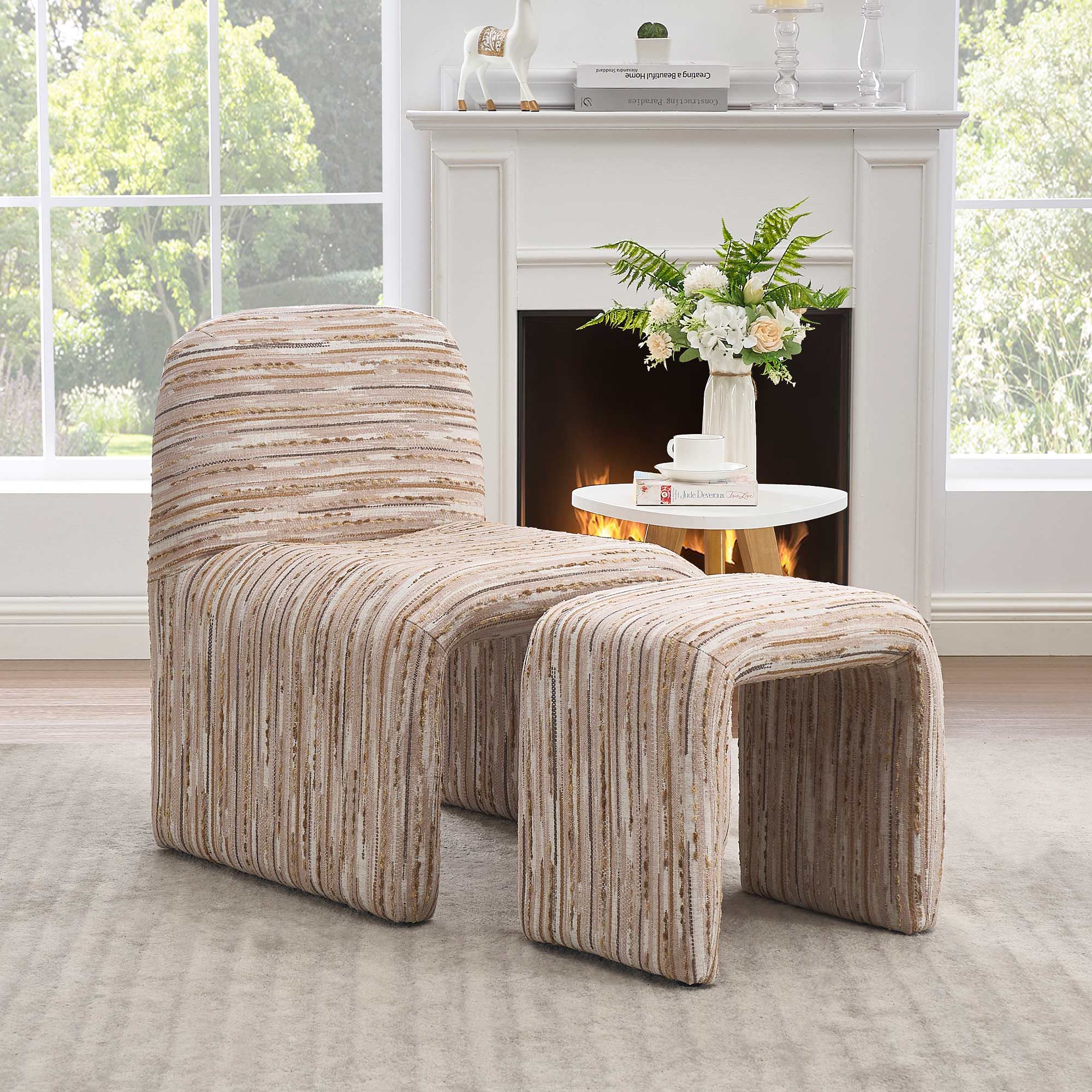 Riley Lounge Chair With Ottoman