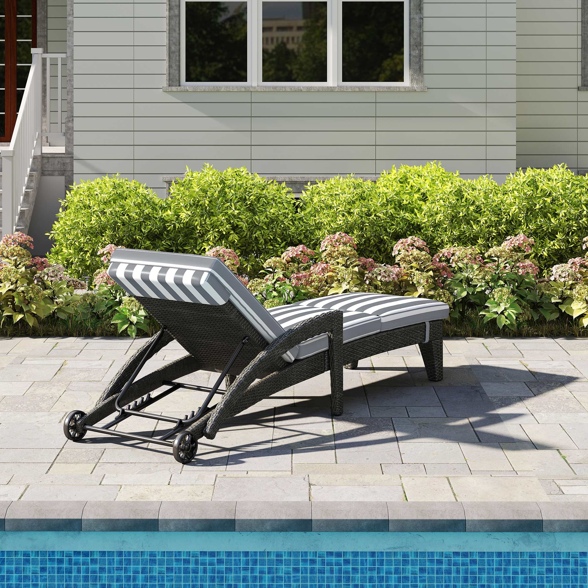 Brich Outdoor Chaise Lounge (Set of 2)
