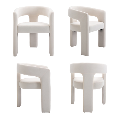 Clark 39" Round Dining Table Set for 4