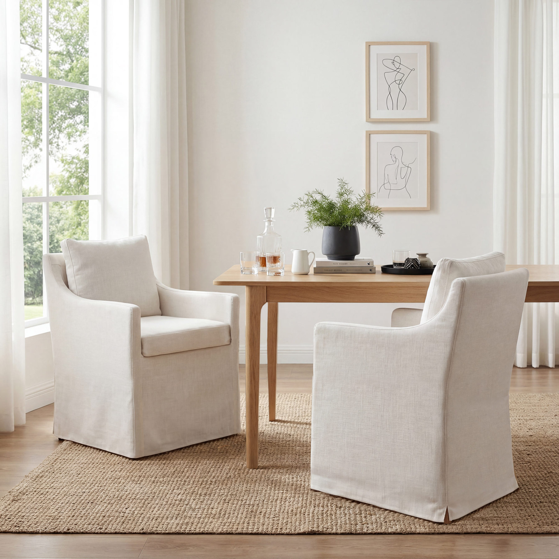 Hank Upholstered Modern Dining Chair | DAYALANE