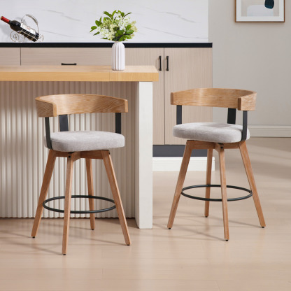Casey Swivel Counter Stools (Set of 2)