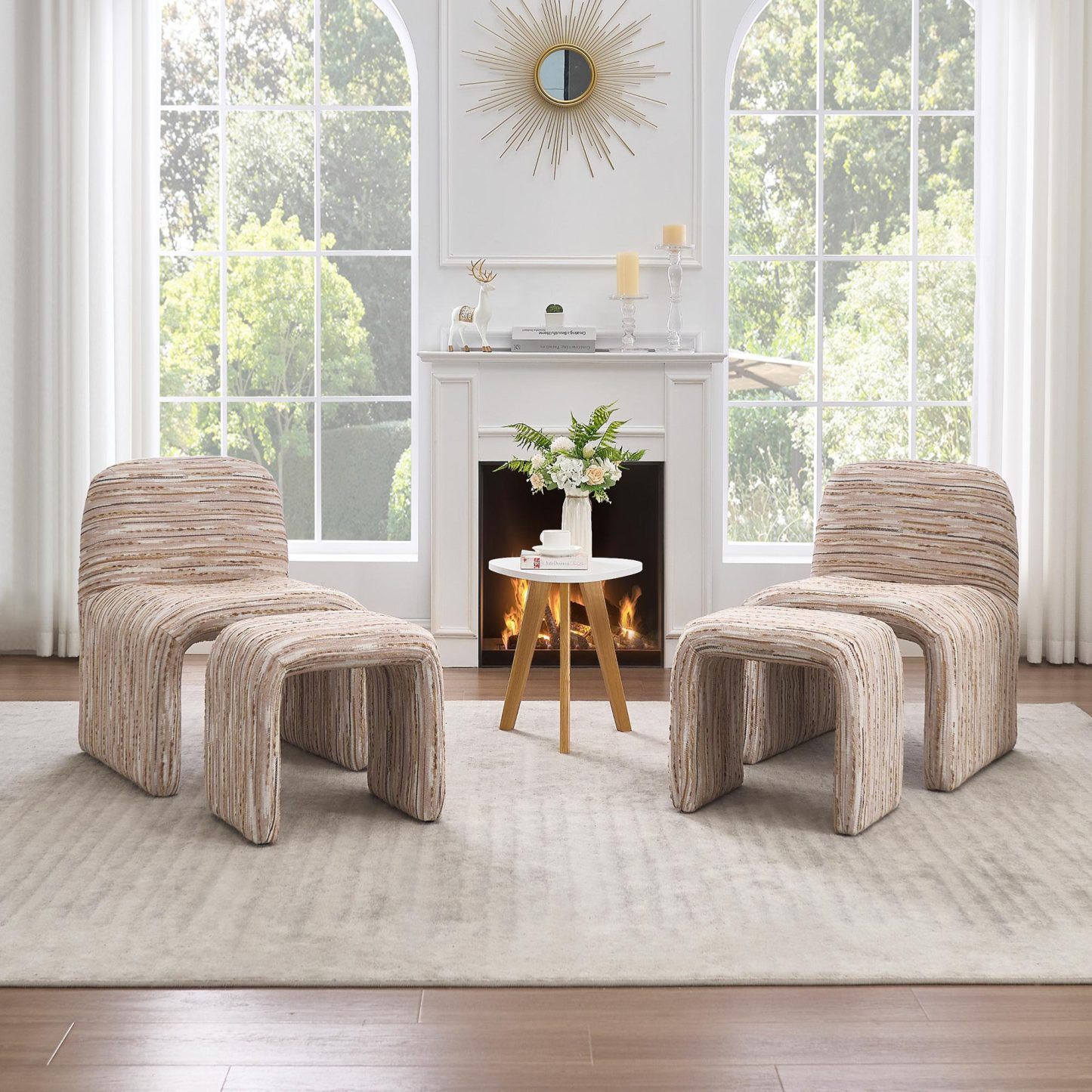 Riley Lounge Chair With Ottoman