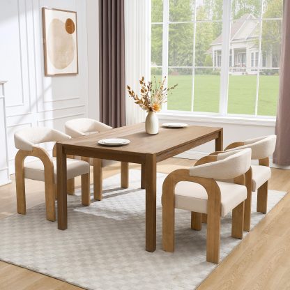 Clara Mid Century Modern Dining Chairs (Set of 2)