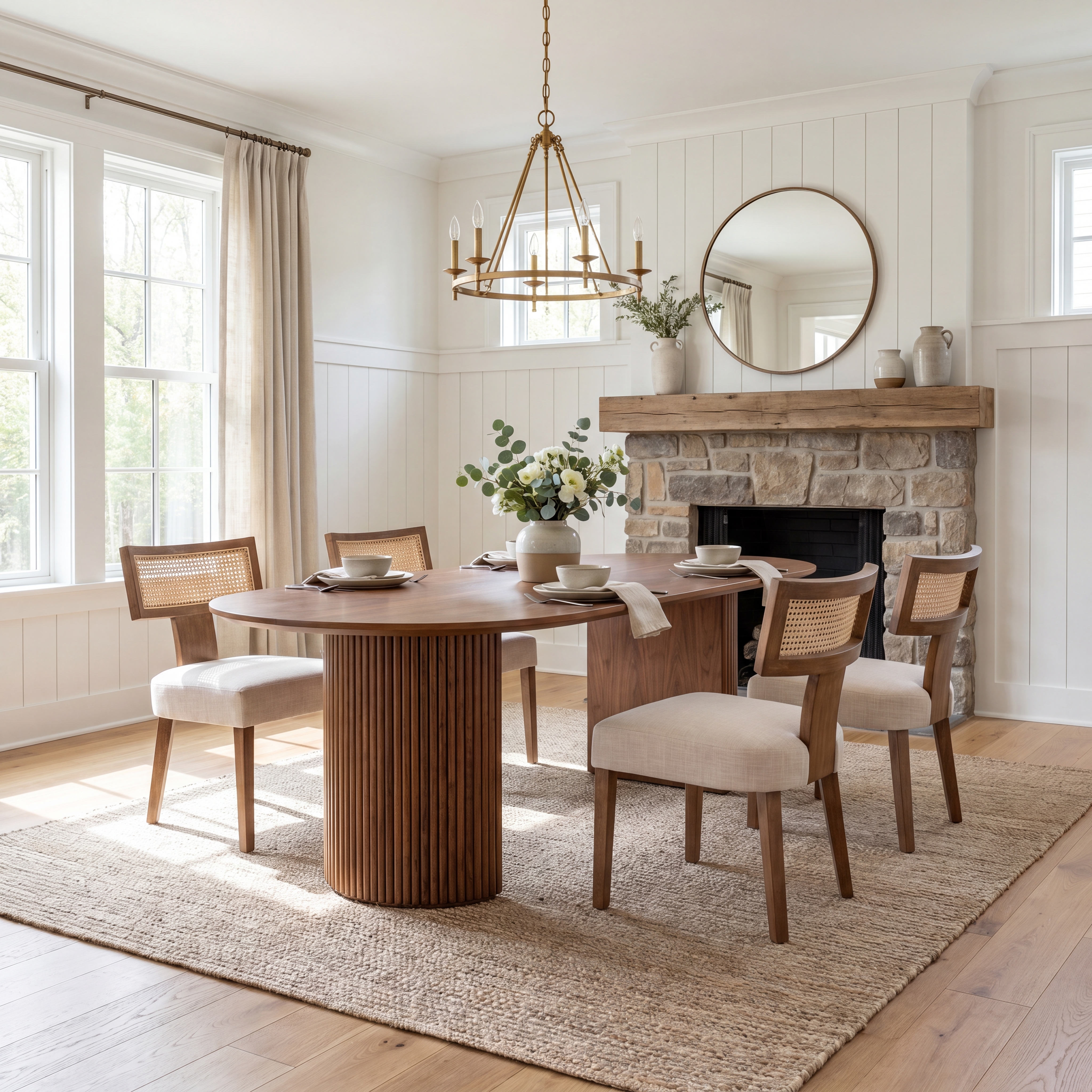 [Copy]Payson Dining Table With Chairs Set