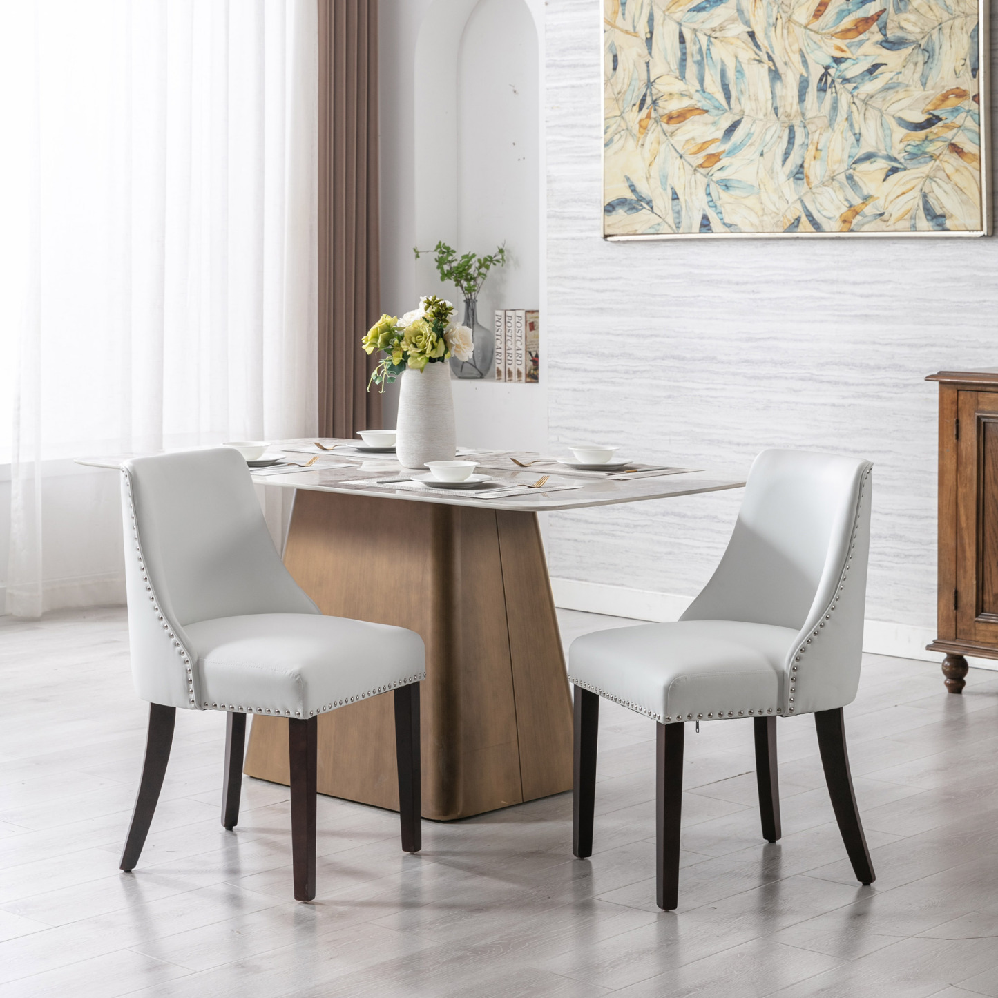 Eloise Linen Dining Chairs (Set of 2)