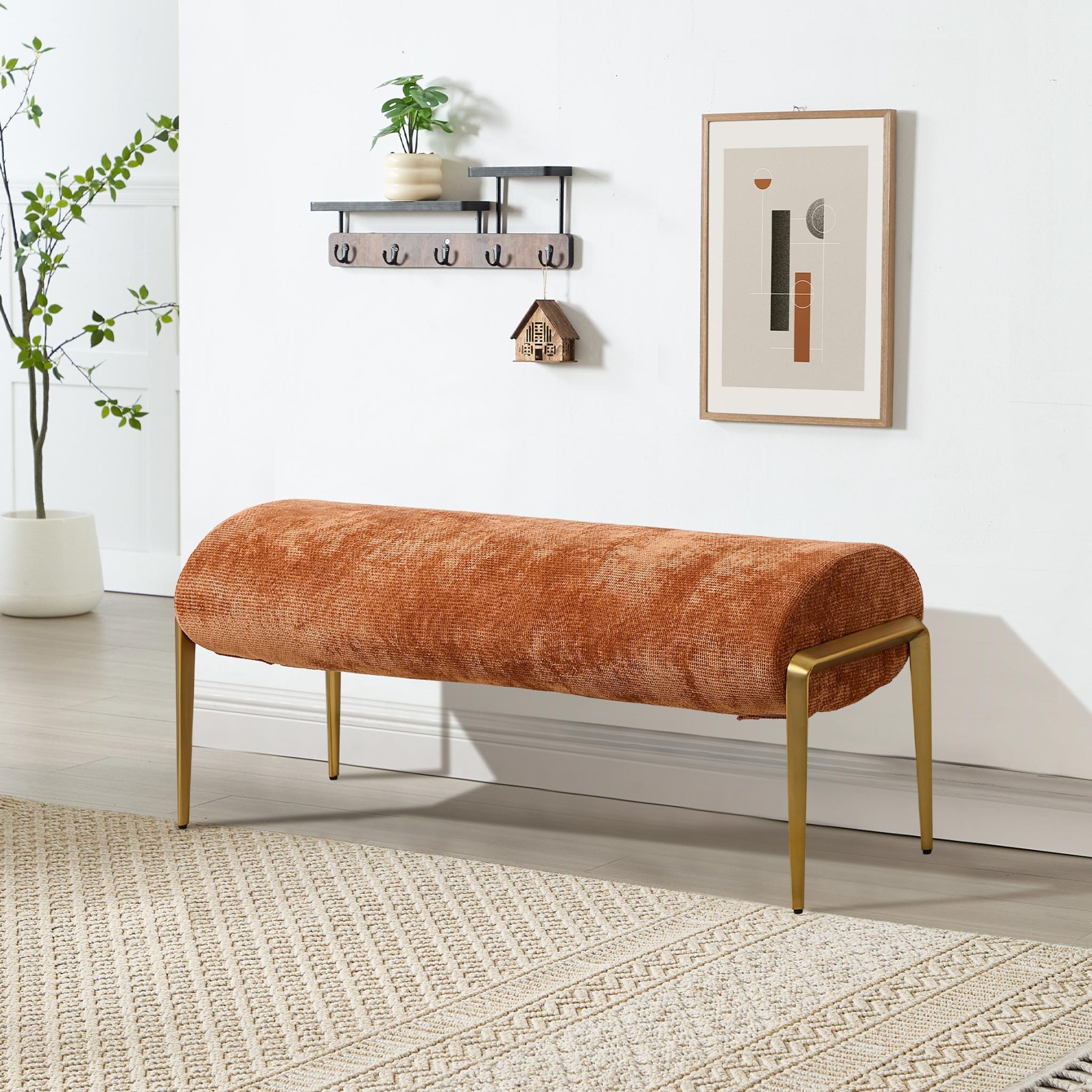 Berlin Chenille Bench