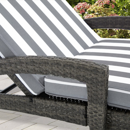 Brich Outdoor Chaise Lounge (Set of 2)