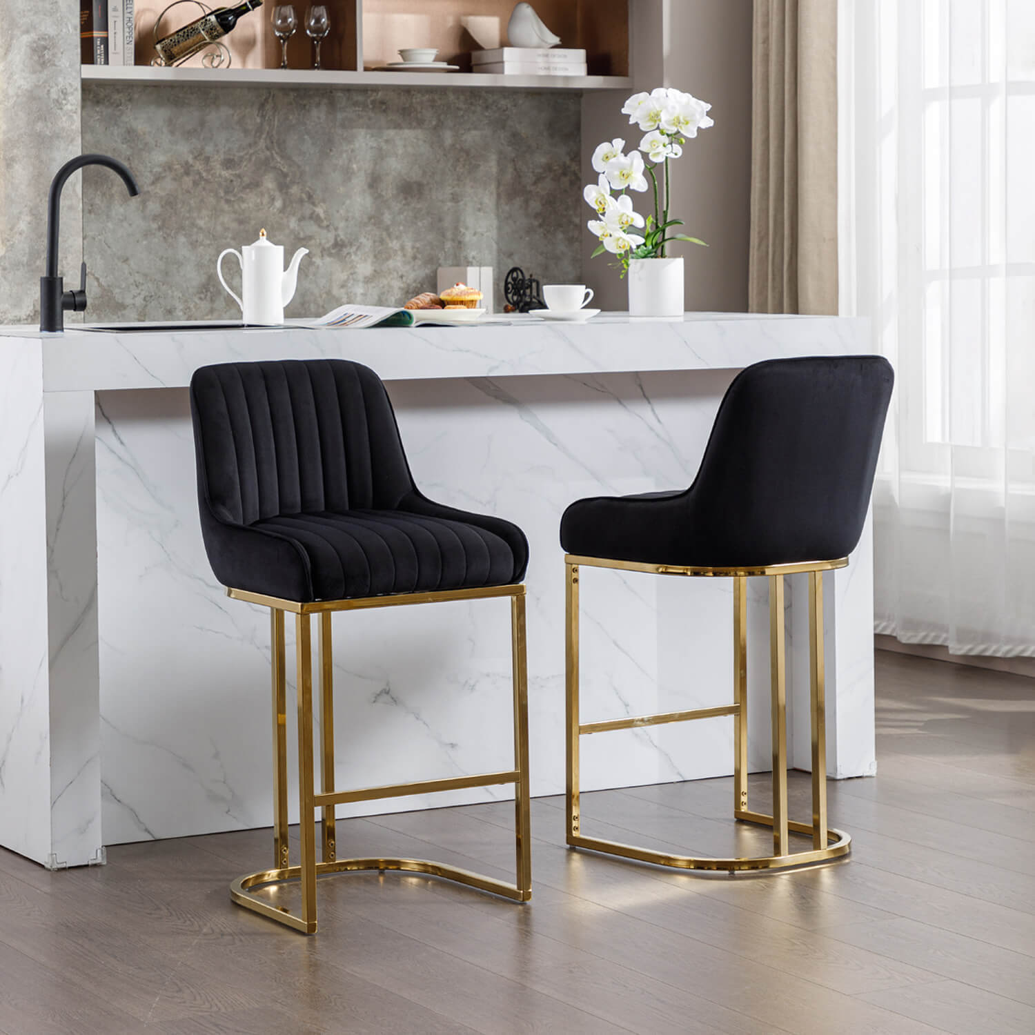Spencer Counter & Bar Stools (Set of 2)