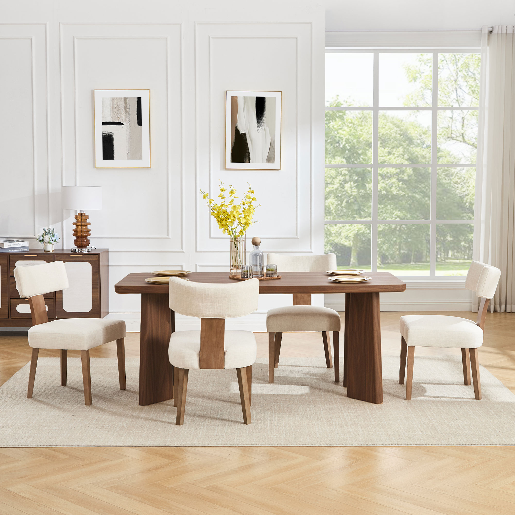 71 '' Rectangle Dining Table Set