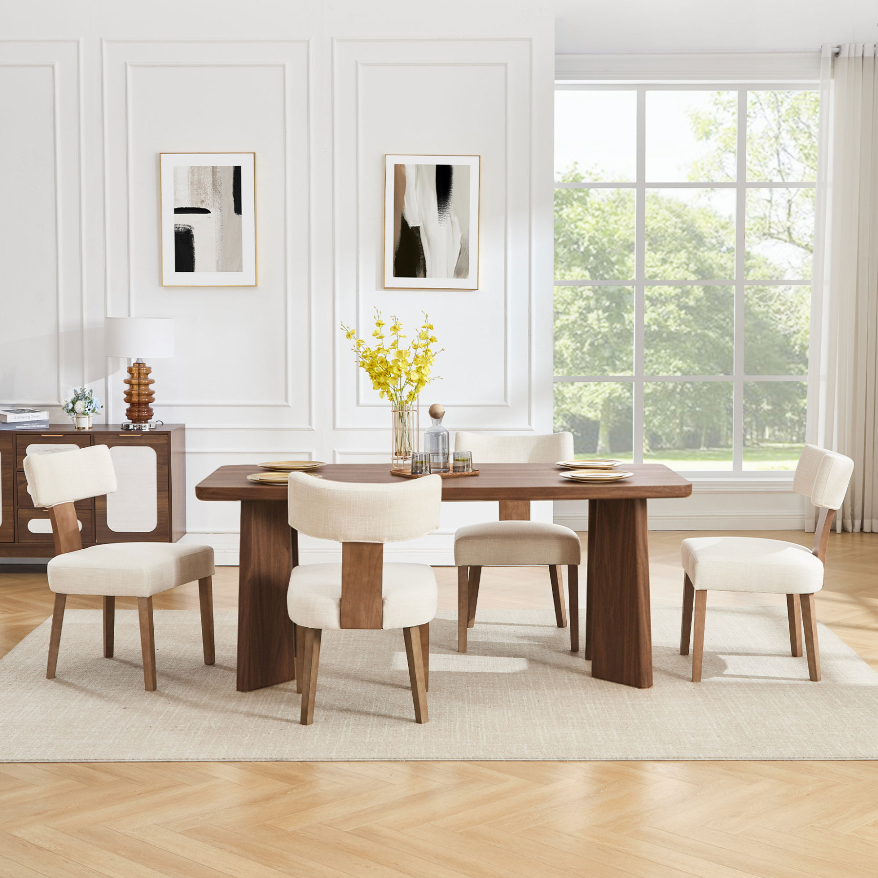 71 '' Rectangle Dining Table Set