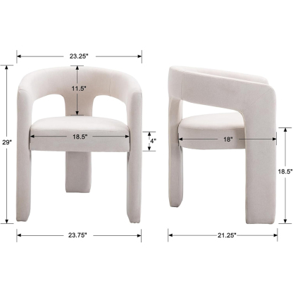 Payson Dining Table With Dove Chairs Set