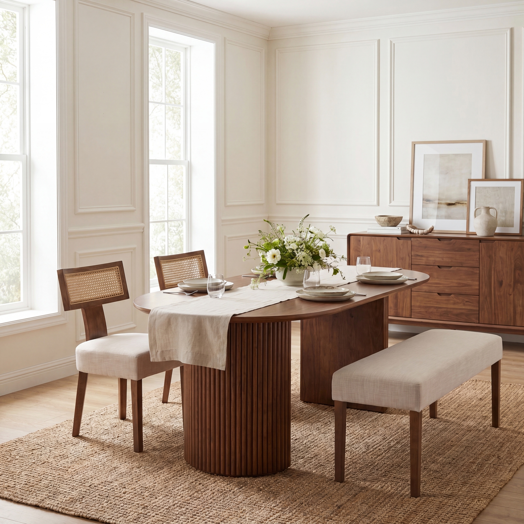 [Copy]Payson Dining Table With Chairs Set