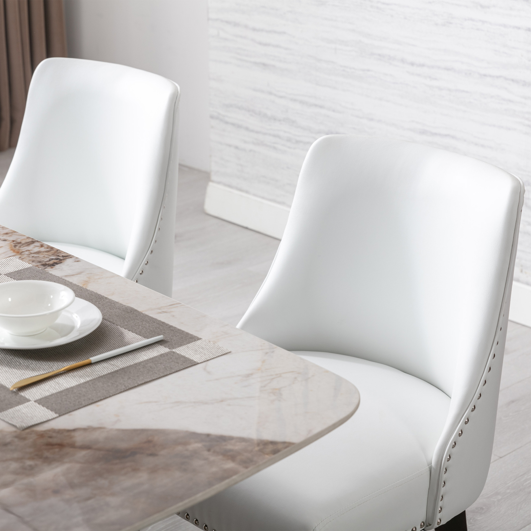 Eloise Linen Dining Chairs (Set of 2)