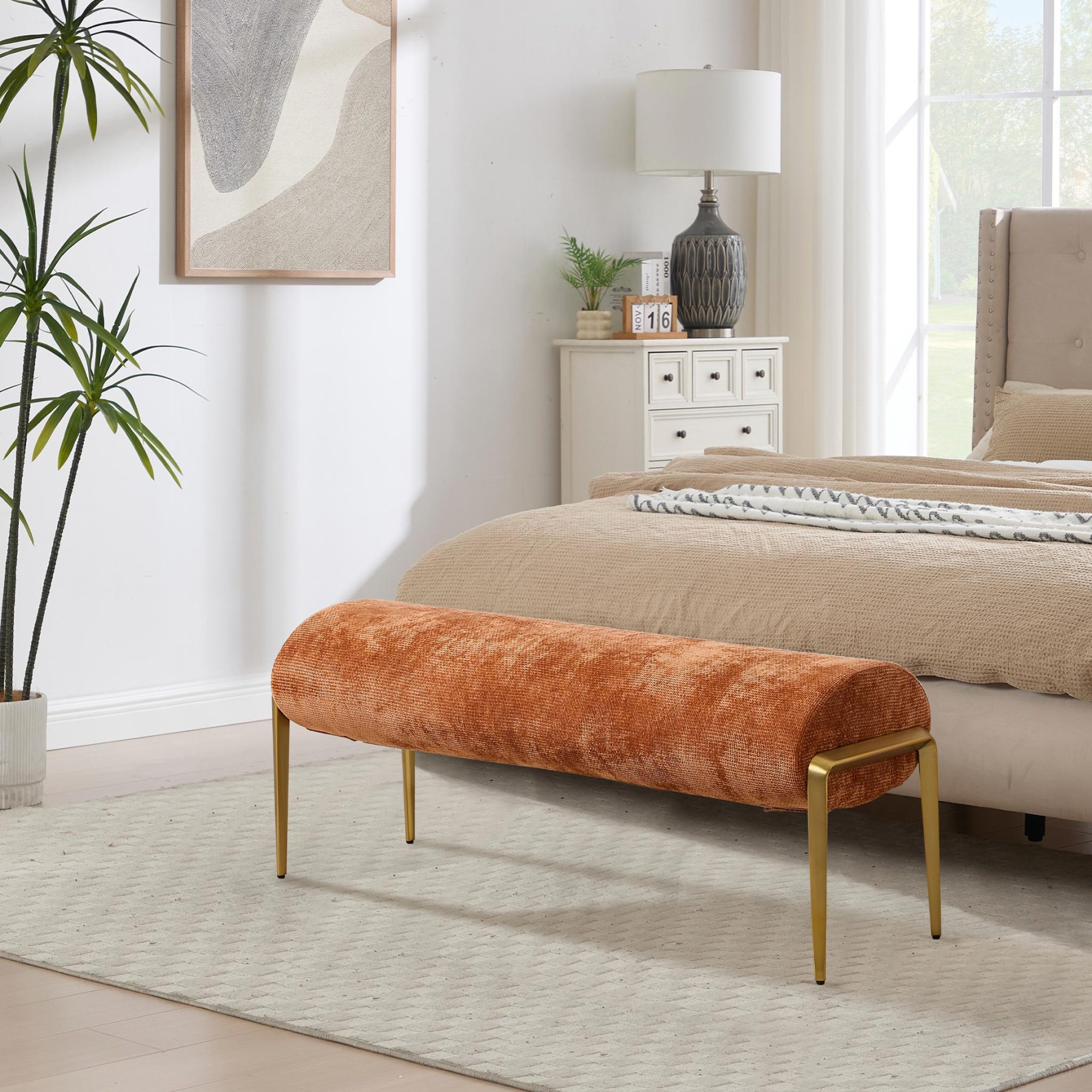 Berlin Chenille Bench