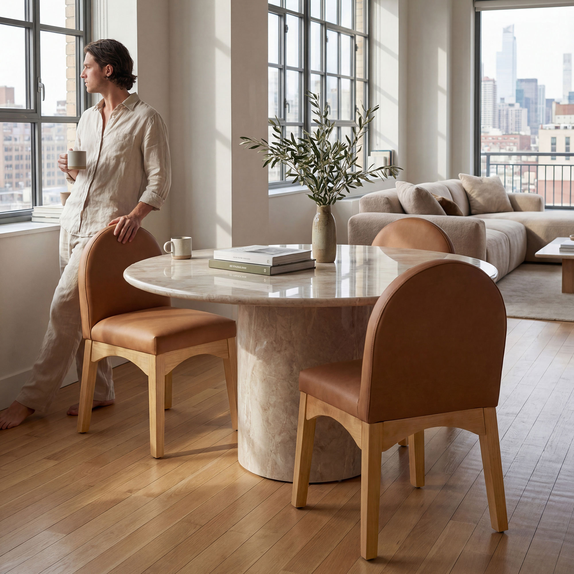 Nora Arched Dining Chairs (Set of 2) 