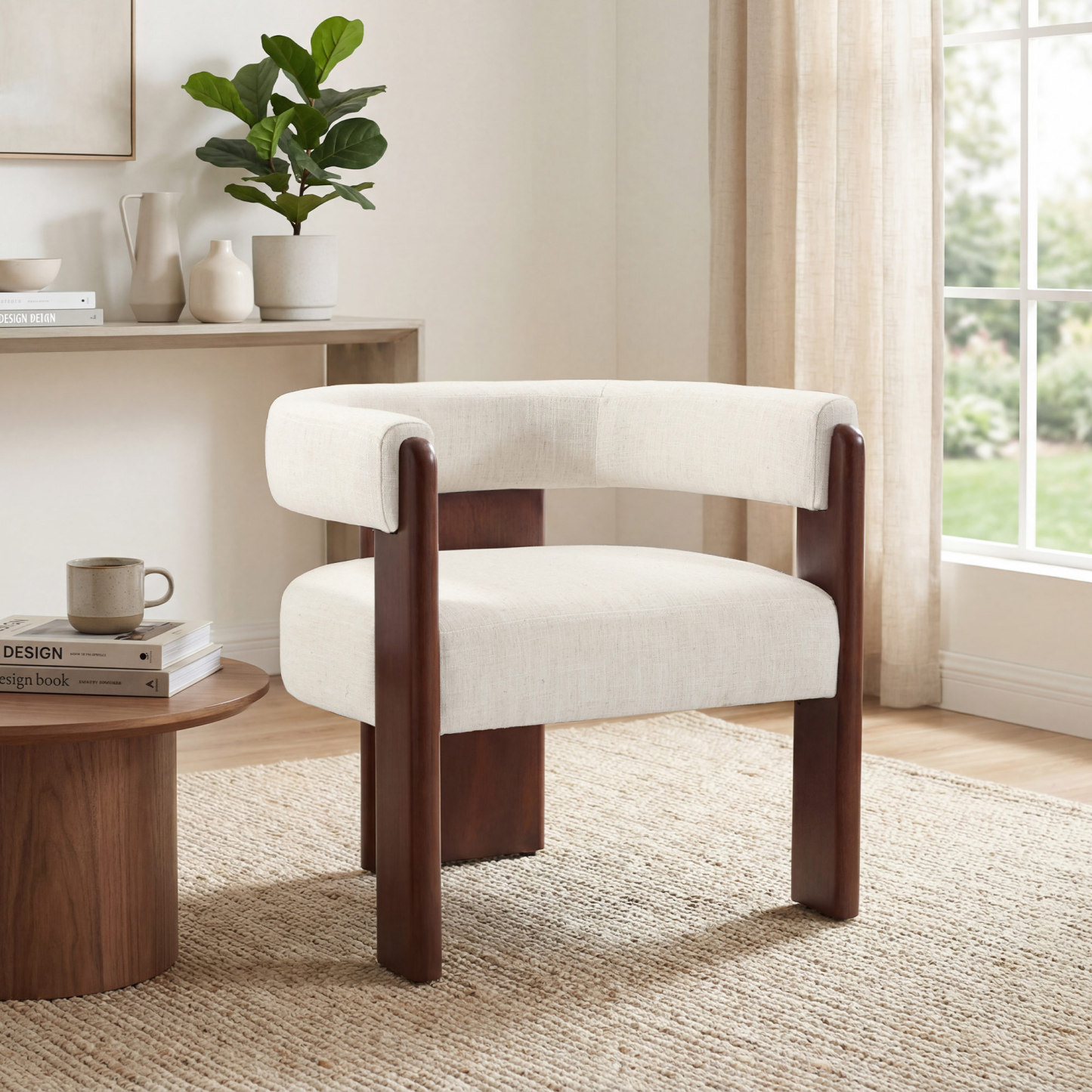 Chloe Accent Chair - Modern Minimalist Upholstered Armchair | DAYALANE