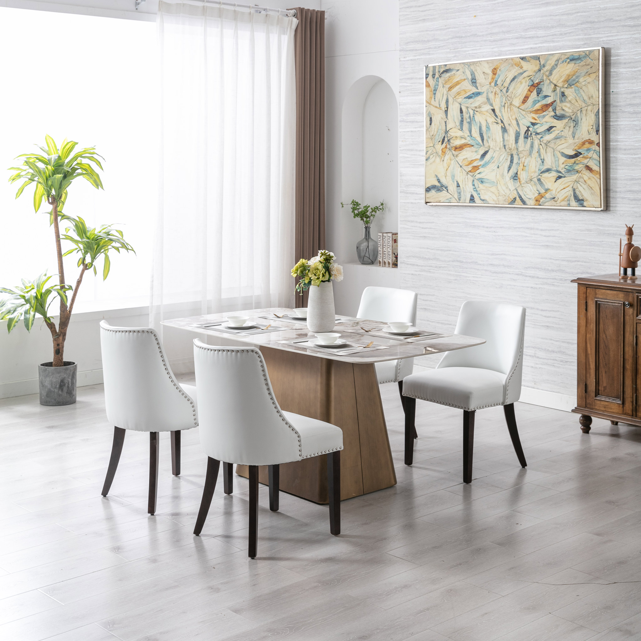 Eloise Linen Dining Chairs (Set of 2)
