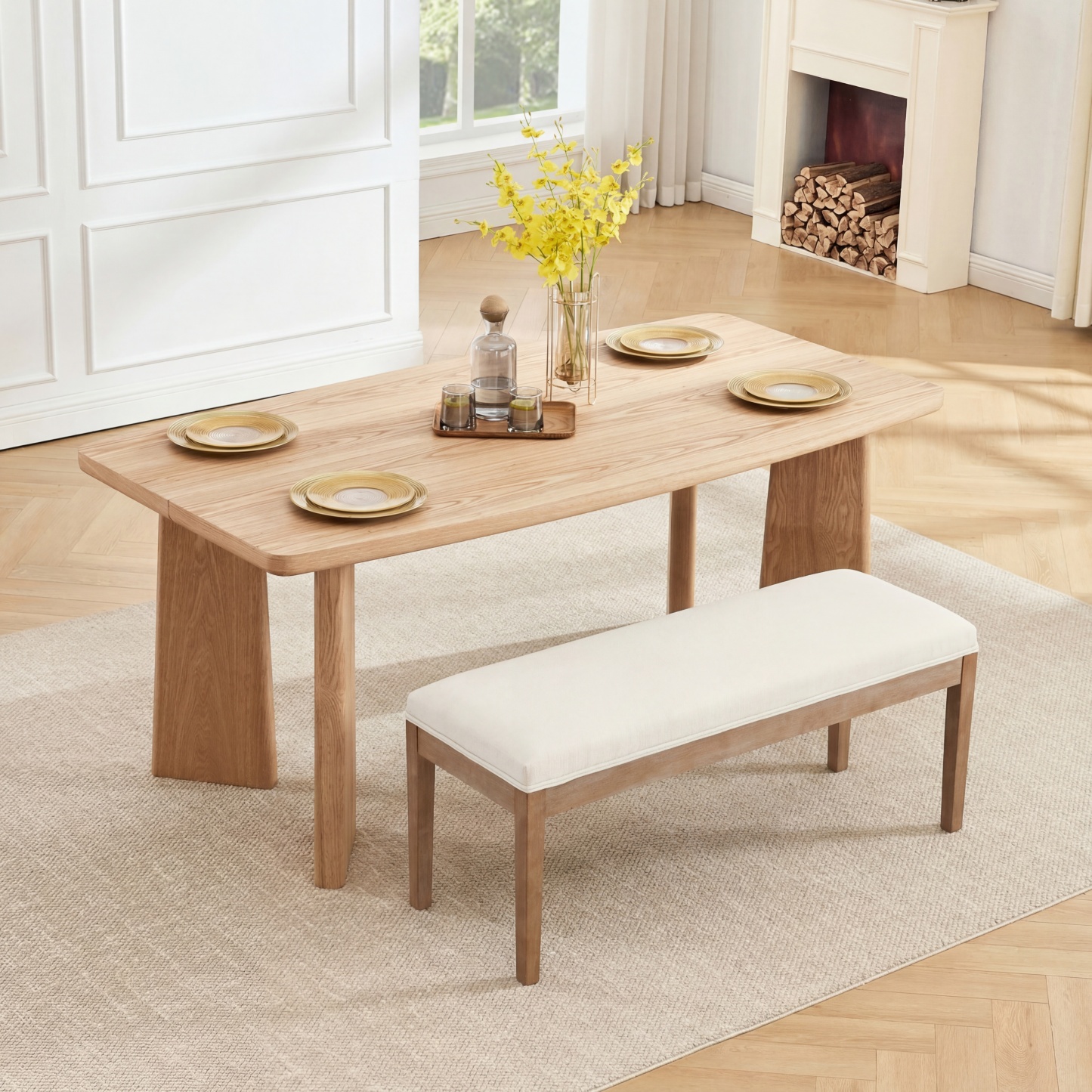 71 '' Rectangle Dining Table Set
