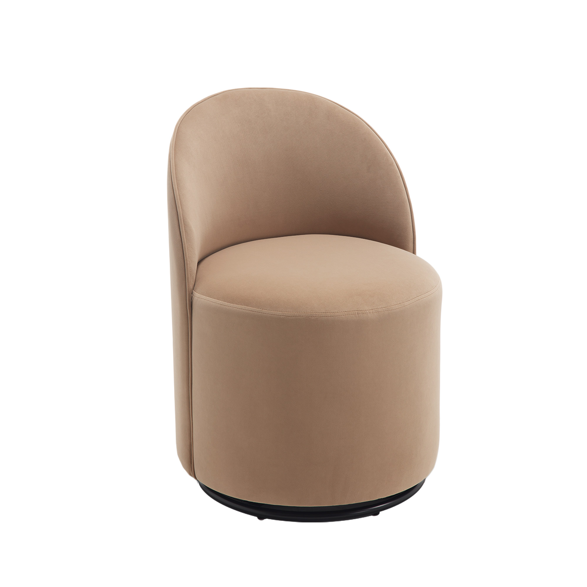 Modern Upholstered Swivel Dining Chairs for Dining Room 360° Seat