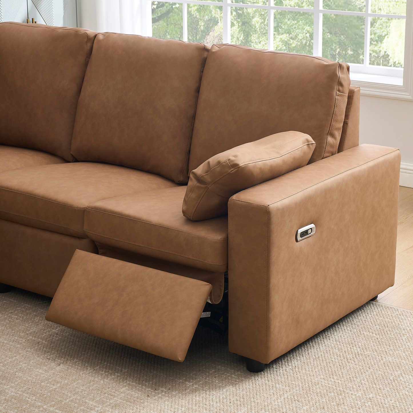Levi Reclining Sectional Sofa With Storage