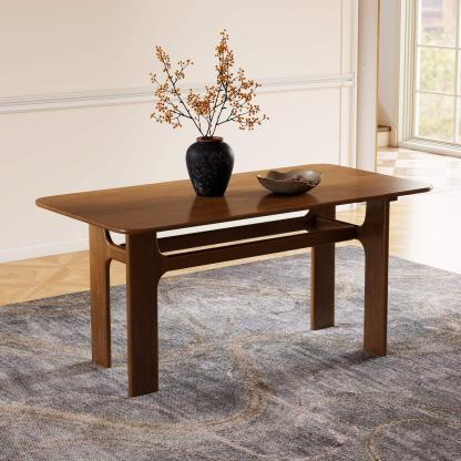 Leon 63'' Wooden Dining Table Set