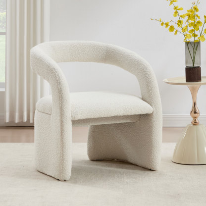 Eva Accent Chair with Ottoman