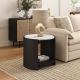 Gia Cultured Marble Side Table