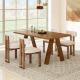 Cross Dining Table Set For 4-6