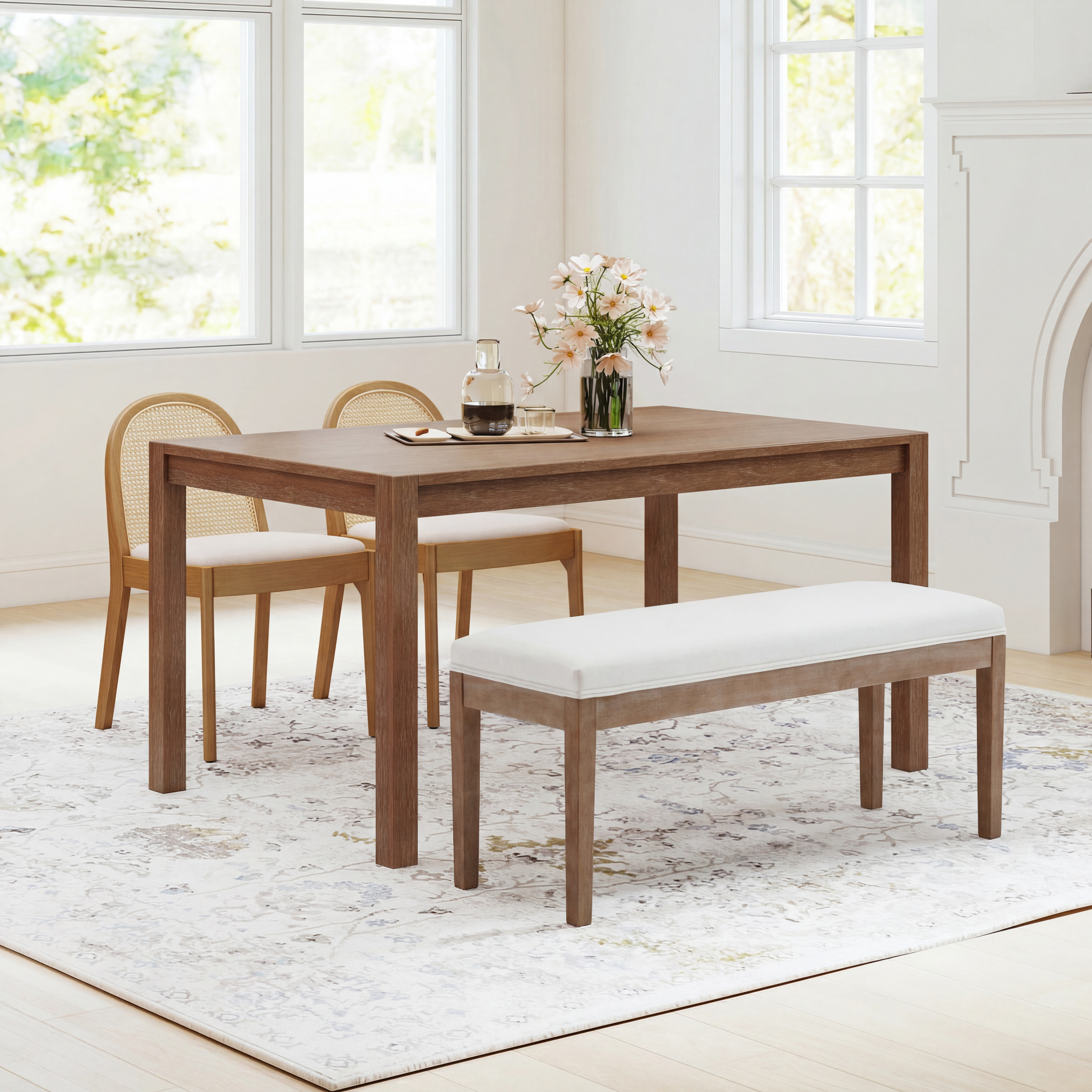 Lane 59'' Dining Table Set with Salem Chairs