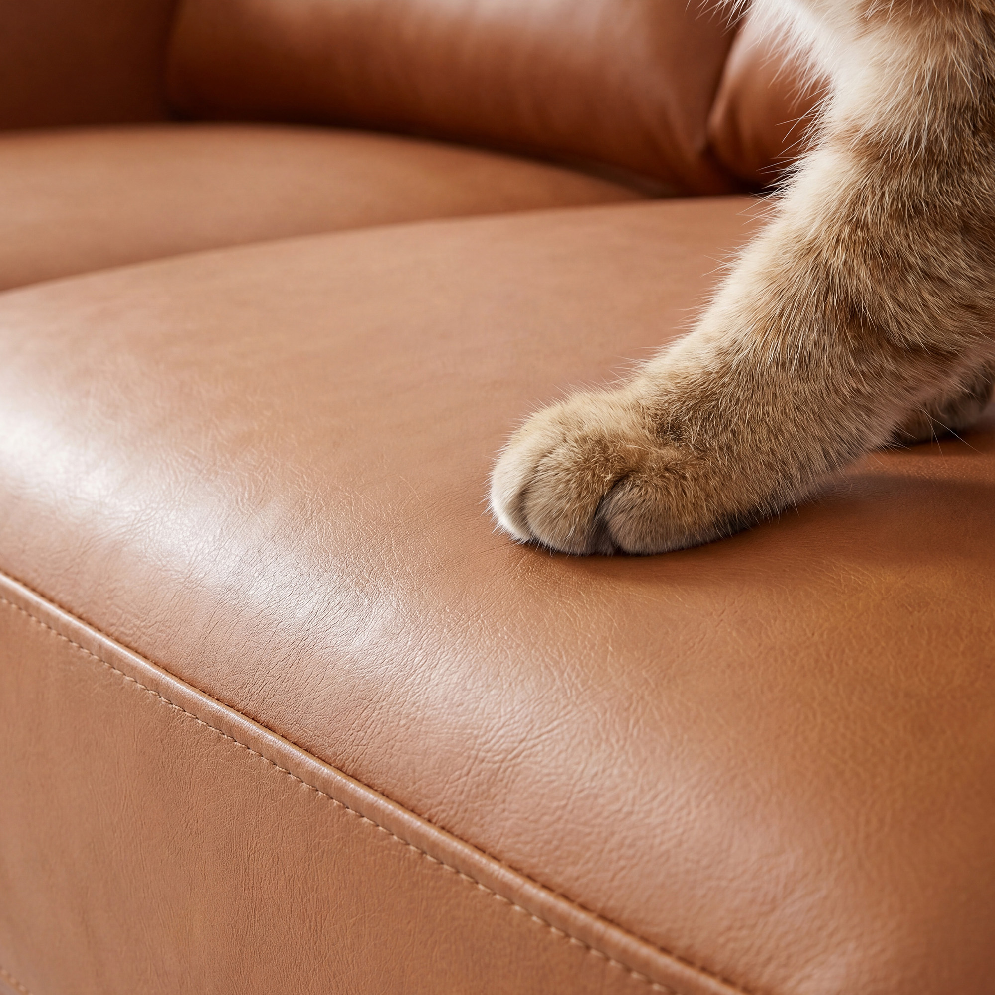 Leen Sectional Sofa - Modern Brown Sofa