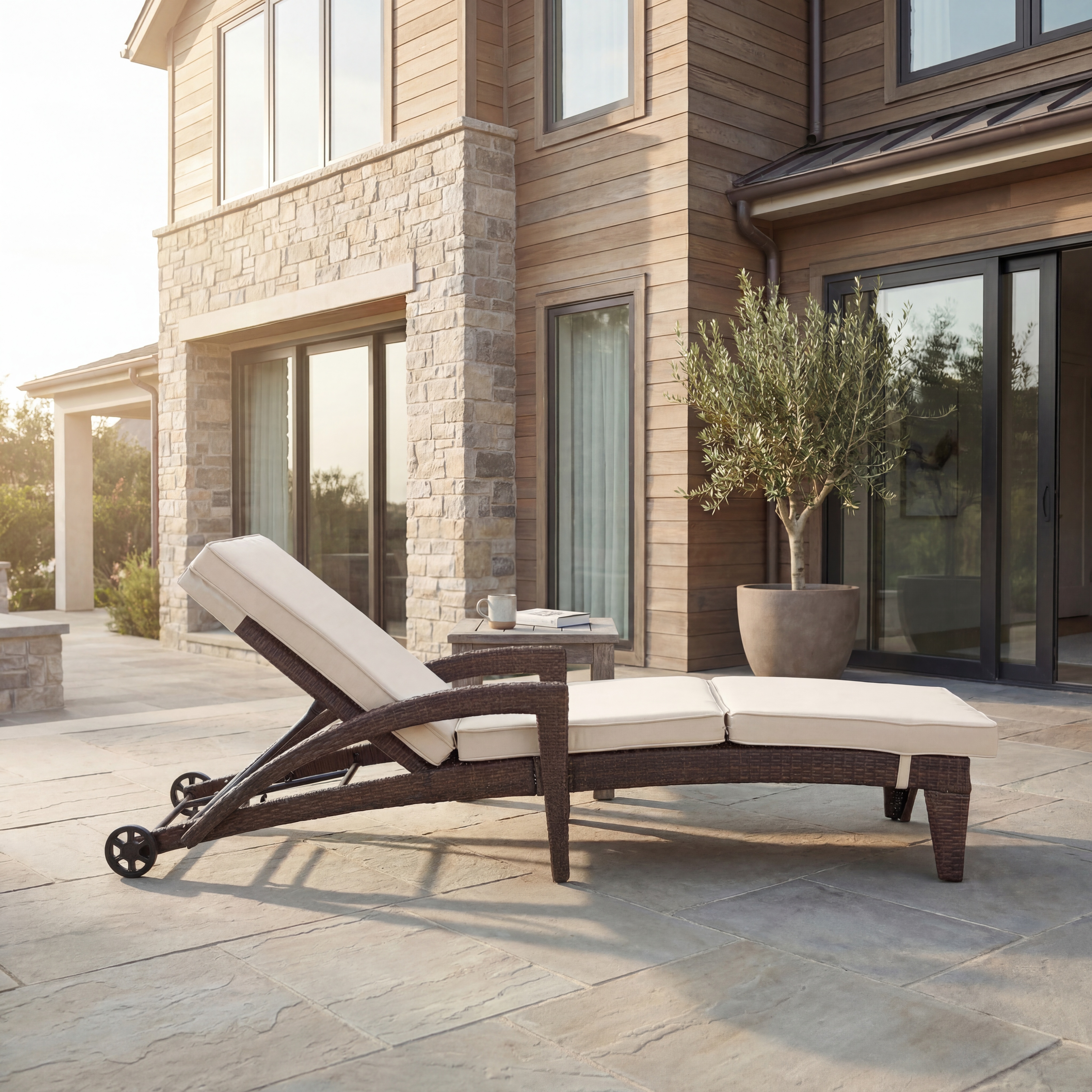 Brich Outdoor Chaise Lounge (Set of 2)