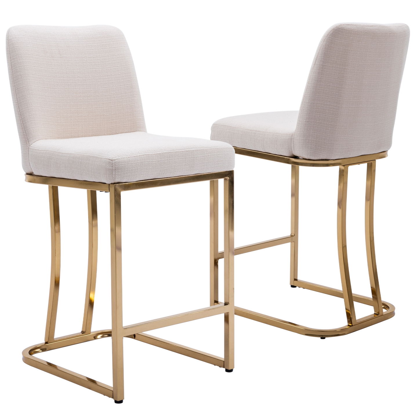 Square Counter & Bar Stools (Set of 2)